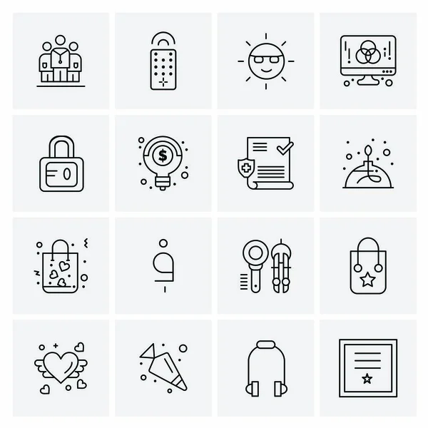 Universal Business Icons Vector Creative Icon Illustration Use Web Mobile — Stock Vector