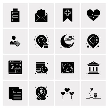 16 Evrensel Simge İş Vektörü