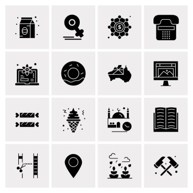 16 Evrensel Simge İş Vektörü