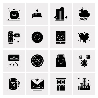 16 Evrensel Simge İş Vektörü