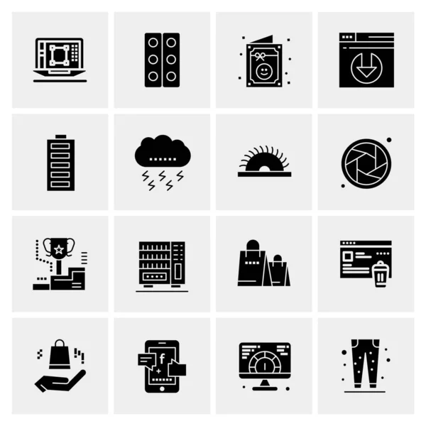 Universal Business Icons Vecteur Icône Créative Illustration Utiliser Dans Web — Image vectorielle