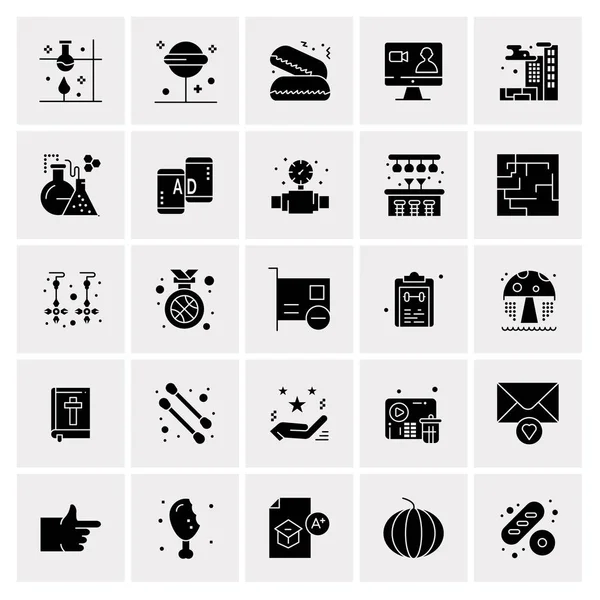 Set de 25 iconos de negocio universales Vector — Vector de stock