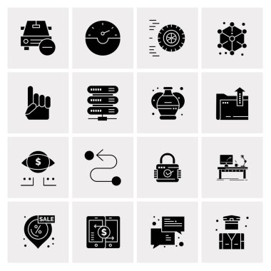 16 Evrensel Simge İş Vektörü