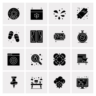 16 Evrensel Simge İş Vektörü