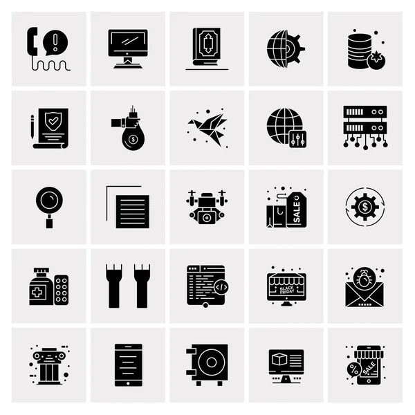 Set van 25 Universele Business Iconen Vector — Stockvector