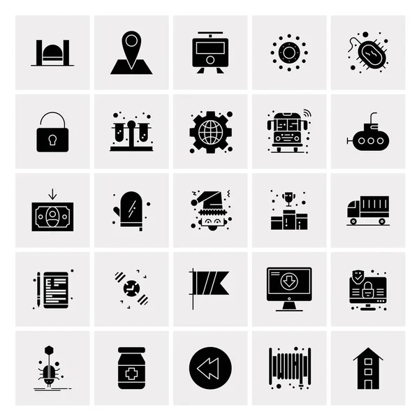 Set de 25 iconos de negocio universales Vector — Vector de stock