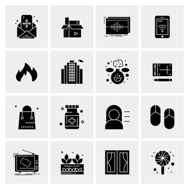 16 Evrensel Simge İş Vektörü