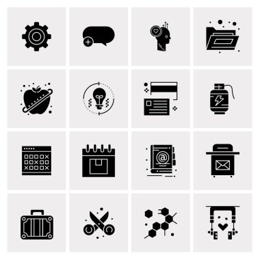 16 Evrensel Simge İş Vektörü