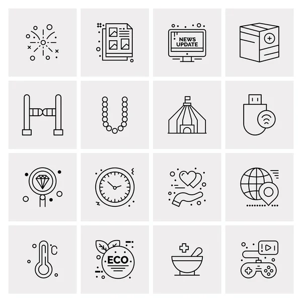 Universal Business Icons Vector Creative Icon Illustration Use Web Mobile — Stock Vector