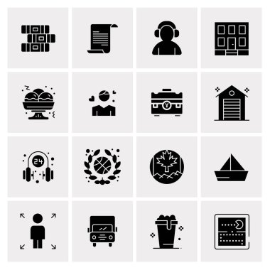 16 Evrensel Simge İş Vektörü