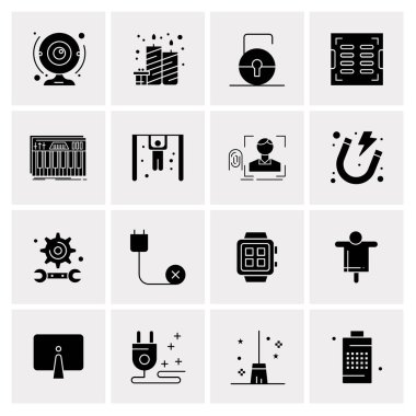 16 Evrensel Simge İş Vektörü