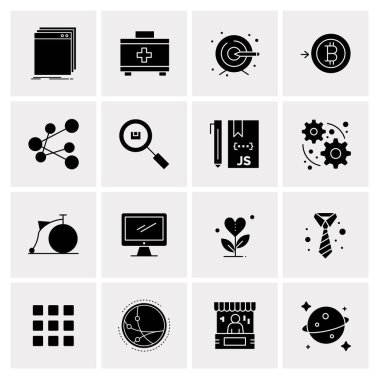 16 Evrensel Simge İş Vektörü