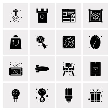 16 Evrensel Simge İş Vektörü