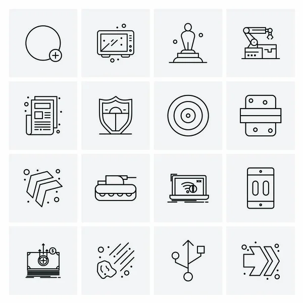 Universal Business Icons Vecteur Icône Créative Illustration Utiliser Dans Web — Image vectorielle