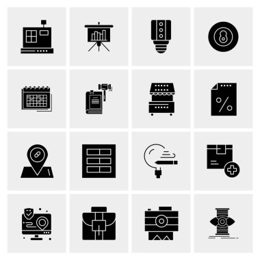 16 Evrensel Simge İş Vektörü