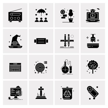 16 Evrensel Simge İş Vektörü