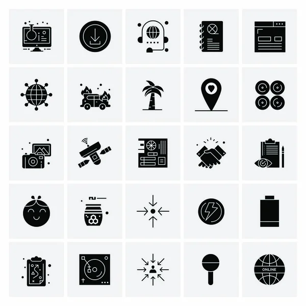 Set van 25 Universele Business Iconen Vector — Stockvector