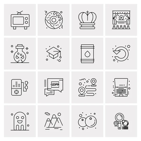 Universal Business Icons Vector Kreative Icon Illustration Für Web Und — Stockvektor