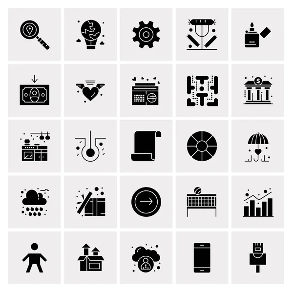 Iconos Comerciales Universales Vector Icono Creativo Ilustración Para Usar Web — Vector de stock