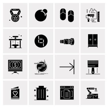 16 Evrensel Simge İş Vektörü