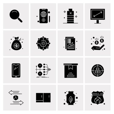 16 Evrensel Simge İş Vektörü