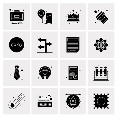 16 Evrensel Simge İş Vektörü