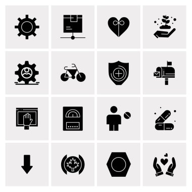 16 Evrensel Simge İş Vektörü