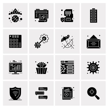 16 Evrensel Simge İş Vektörü