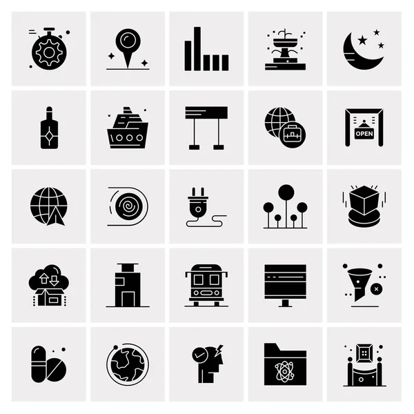 Set van 25 Universele Business Iconen Vector — Stockvector