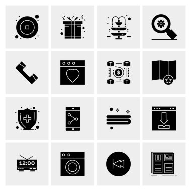 16 Evrensel Simge İş Vektörü