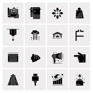 16 Evrensel Simge İş Vektörü