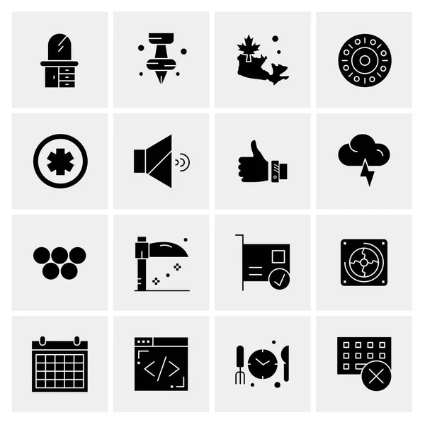 Universal Business Icons Vector Δημιουργική Εικονογράφηση Εικονιδίου Για Χρήση Web — Διανυσματικό Αρχείο