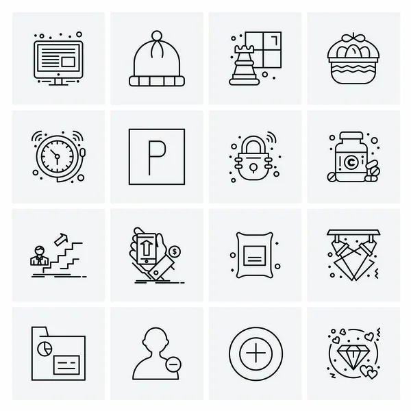 Universal Business Icons Vector Kreative Icon Illustration Für Web Und — Stockvektor