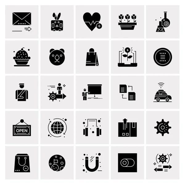 Conjunto Iconos Creativos Universales Simplemente Vector Ilustraciones Para Aplicaciones Web — Vector de stock