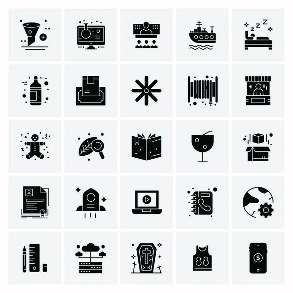 Set Universal Creative Icons Simply Vector Illustrations Web Mobile Apps — Stock Vector