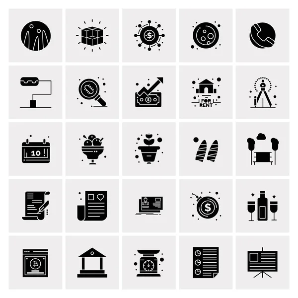 Conjunto Iconos Creativos Universales Simplemente Vector Ilustraciones Para Aplicaciones Web — Vector de stock