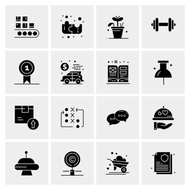 16 Evrensel Simge İş Vektörü