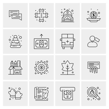 16 Evrensel Simge İş Vektörü