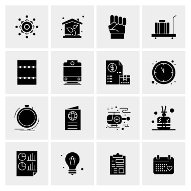 16 Evrensel Simge İş Vektörü