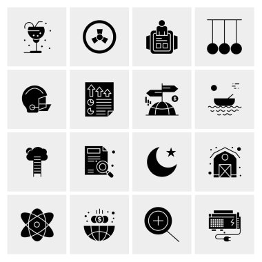 16 Evrensel Simge İş Vektörü