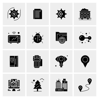 16 Evrensel Simge İş Vektörü