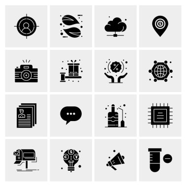 16 Evrensel Simge İş Vektörü