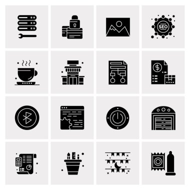 16 Evrensel Simge İş Vektörü