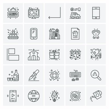 16 Evrensel Simge İş Vektörü