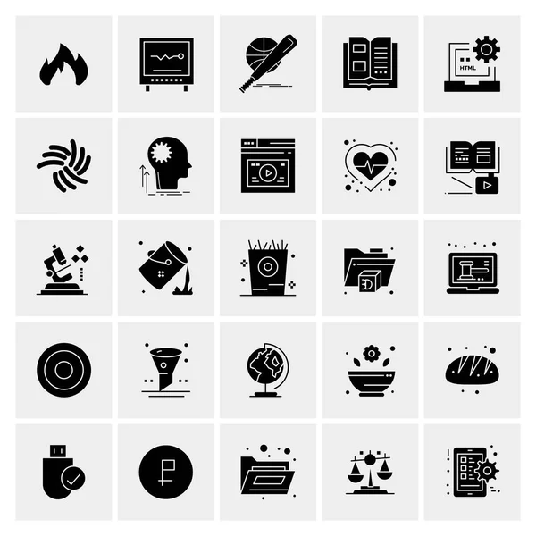 Conjunto Iconos Creativos Universales Simplemente Vector Ilustraciones Para Aplicaciones Web — Vector de stock