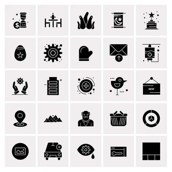 Conjunto Iconos Creativos Universales Simplemente Vector Ilustraciones Para Aplicaciones Web — Vector de stock