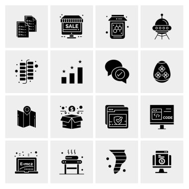 16 Evrensel Simge İş Vektörü