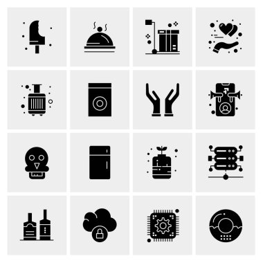 16 Evrensel Simge İş Vektörü