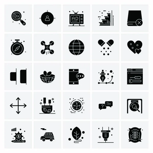 Conjunto Iconos Creativos Universales Simplemente Vector Ilustraciones Para Aplicaciones Web — Vector de stock