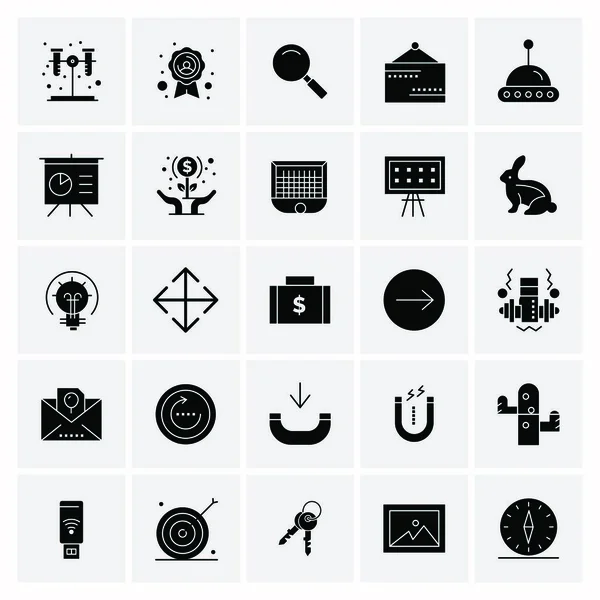 Set Universeller Kreativer Symbole Einfach Vektorillustrationen Für Web Und Mobile — Stockvektor